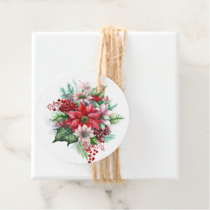 Etiqueta de regalo de navidades