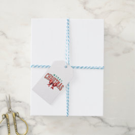 Etiqueta de regalo de navidades