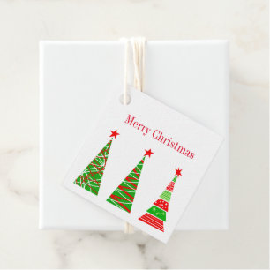 Etiqueta de regalo de navidades
