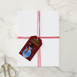 etiqueta de regalo de navidades
