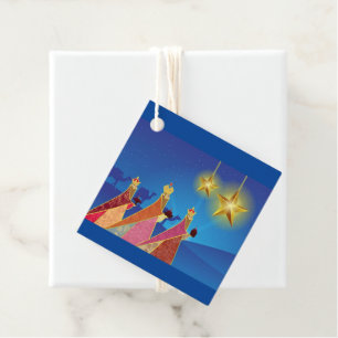 Etiqueta de regalo de navidades