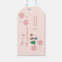 Etiqueta de regalo de navidades