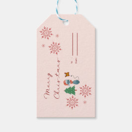 Etiqueta de regalo de navidades