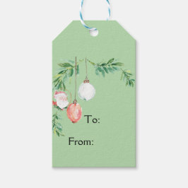 Etiqueta de regalo de navidades