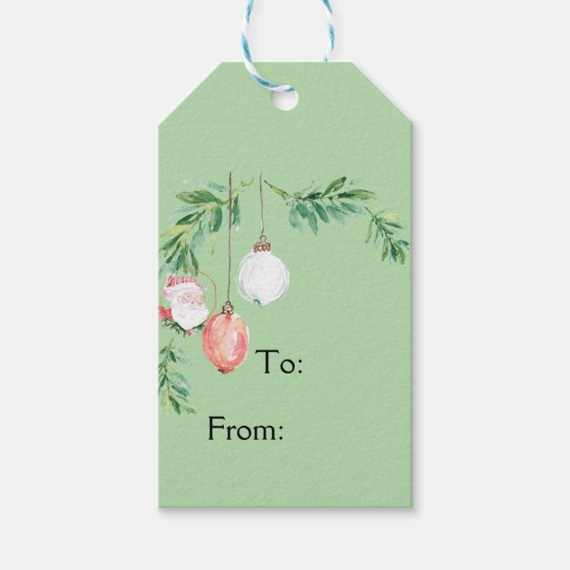 Etiqueta de regalo de navidades (Anverso)