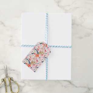 Etiqueta de regalo de Navidades coloridos
