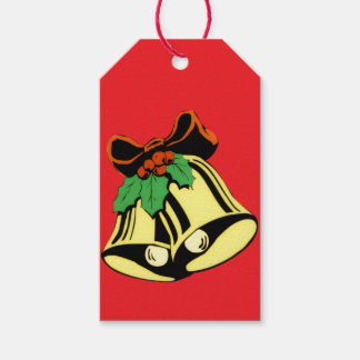 Etiqueta de regalo de Navidades de Bells