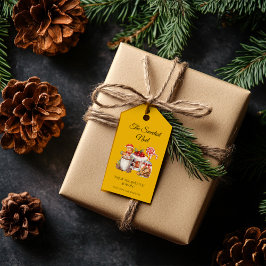 Etiqueta de regalo de Navidades elegantes | El Noe
