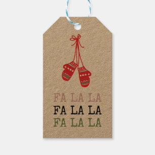 Etiqueta de regalo de navidades. Etiqueta de vacac