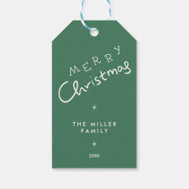 Etiqueta de regalo de navidades - Festividad