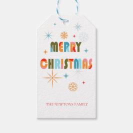Etiqueta de regalo de NAVIDADES MODERNOS