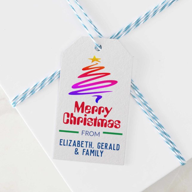 Etiqueta de regalo de Navidades personalizados (Subido por el creador)