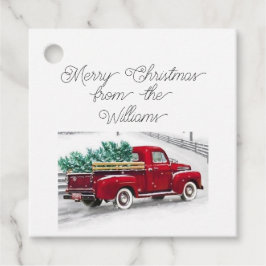 Etiqueta de regalo de Navidades personalizados