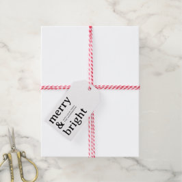 Etiqueta de regalo de Navidades personalizados