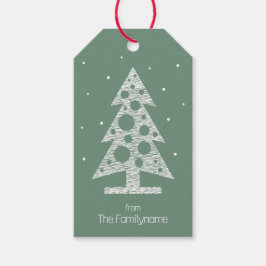 Etiqueta de regalo de Navidades personalizados con