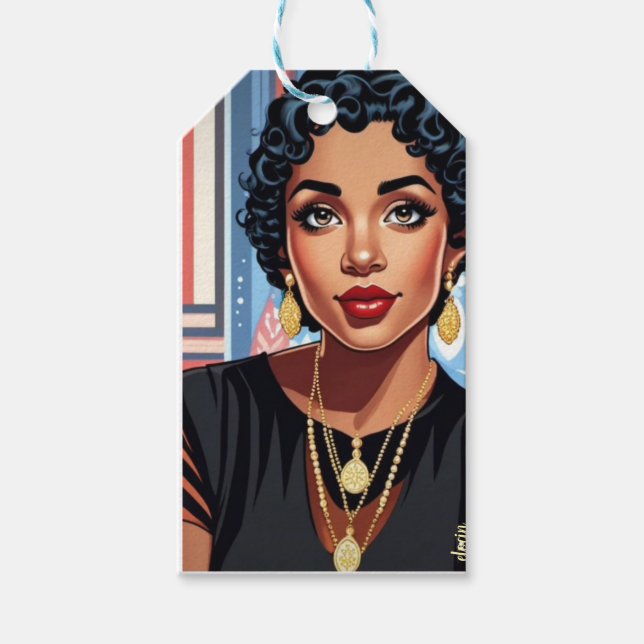 Etiqueta de regalo de Nina (Anverso)