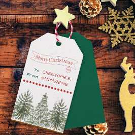 Etiqueta de regalo de nombre personalizado único v