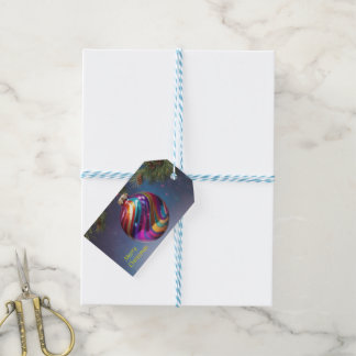 Etiqueta de regalo de Ornament de Árbol de Navidad