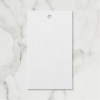 Etiqueta de regalo de papel de aluminio