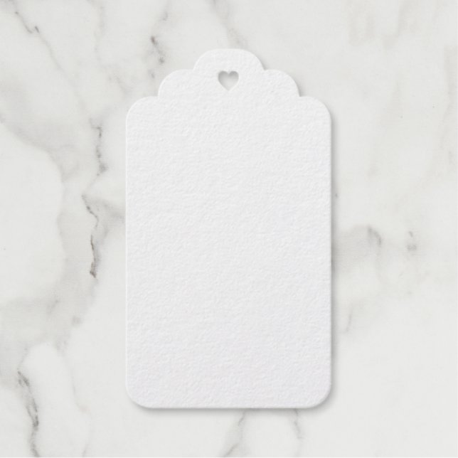 Etiqueta de Regalo de Papel de Aluminio (Anverso)