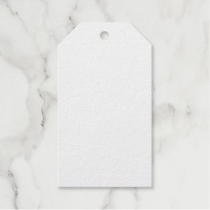 Etiqueta de regalo de papel de aluminio