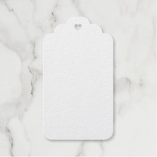 Etiqueta de regalo de papel de aluminio