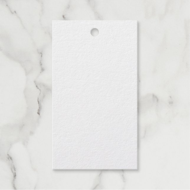 Etiqueta de Regalo de Papel de Aluminio (Anverso)
