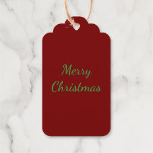 Etiqueta de regalo de papel de aluminio para adorn