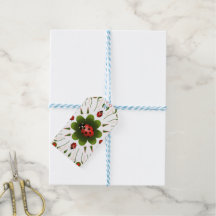Etiqueta de regalo de parásito