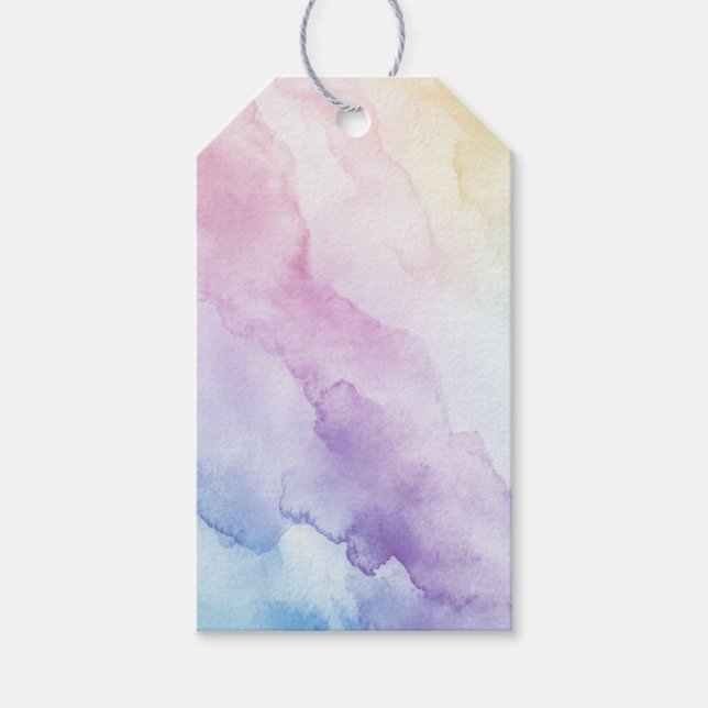 Etiqueta de regalo de Pastel Bliss (Anverso)