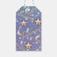 Etiqueta de regalo de Personalizado de cumpleaños 