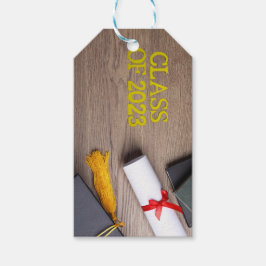 Etiqueta de regalo de personalizado de graduación