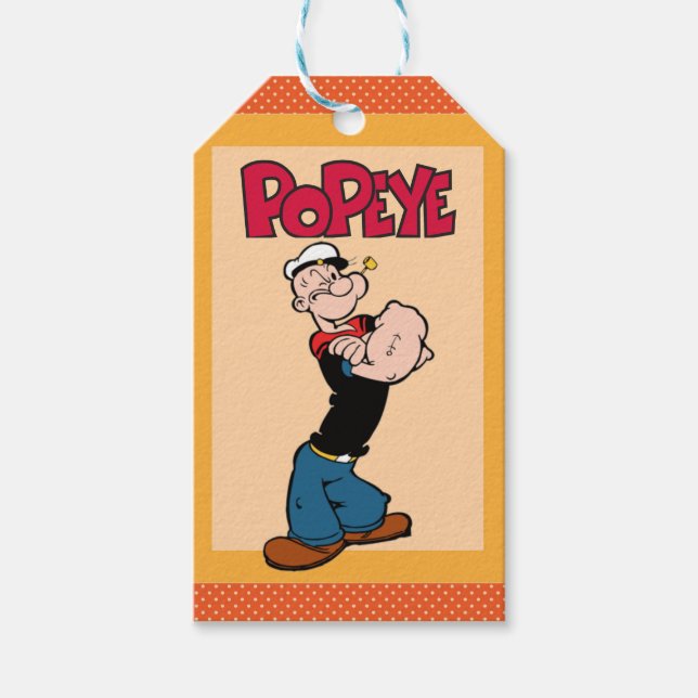 Etiqueta de regalo de Popeye (Anverso)