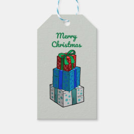 Etiqueta de regalo de Prensents para navidades
