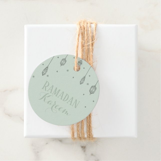 Etiqueta de regalo de Ramadan Kareem (In situ)
