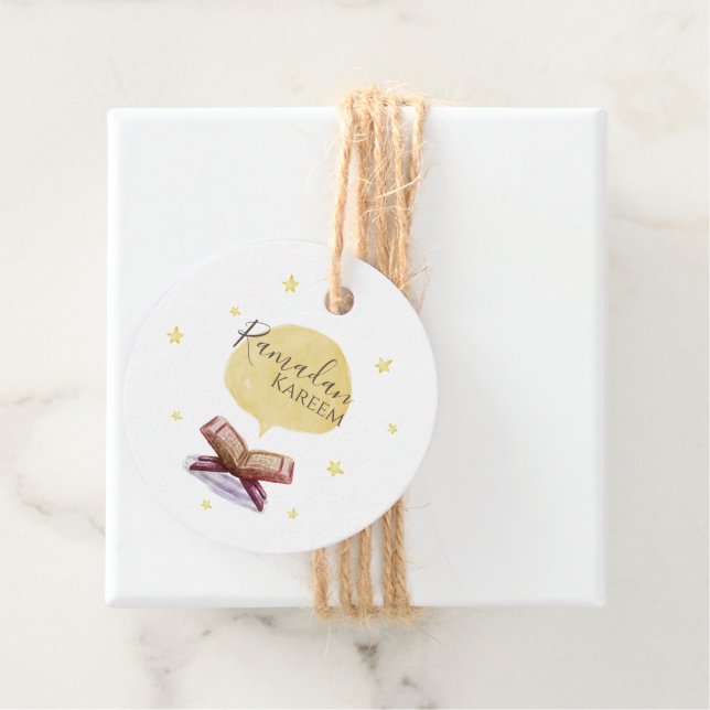 Etiqueta de regalo de Ramadan Kareem (In situ)