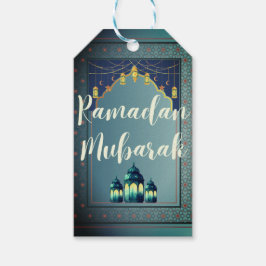 Etiqueta de regalo de Ramadan Mubarak