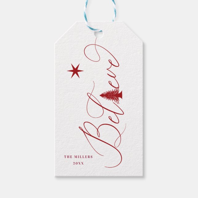 etiqueta de regalo de regalo de feliz elección de  (Anverso)