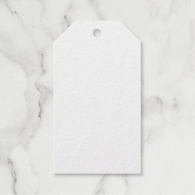 Etiqueta de regalo de Relieve metalizado (Anverso)