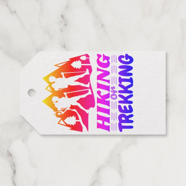 Etiqueta de regalo de Relieve metalizado (Reverso (Horizontal))