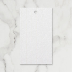 Etiqueta de regalo de Relieve metalizado