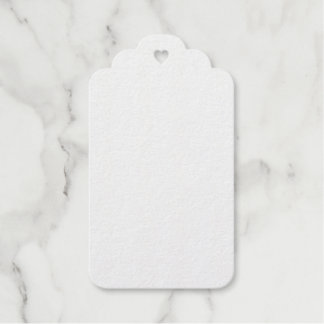 Etiqueta de regalo de Relieve metalizado