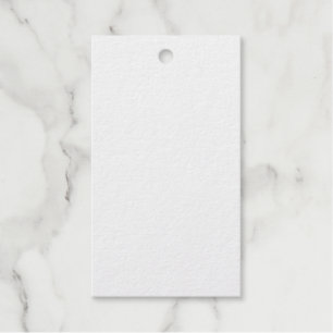 Etiqueta de regalo de Relieve metalizado