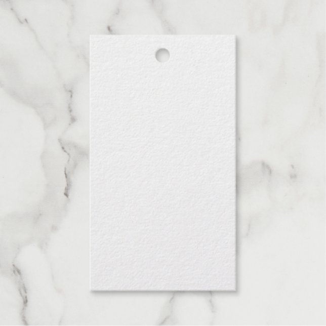 Etiqueta de regalo de Relieve metalizado (Anverso)