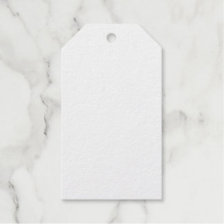 Etiqueta de regalo de Relieve metalizado