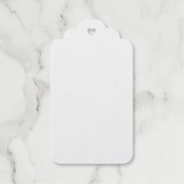 Etiqueta de regalo de Relieve metalizado (Anverso)
