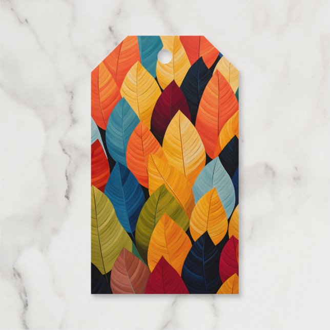 Etiqueta de regalo de Relieve metalizado (Reverso)