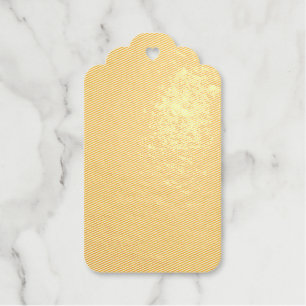 Etiqueta de regalo de Relieve metalizado