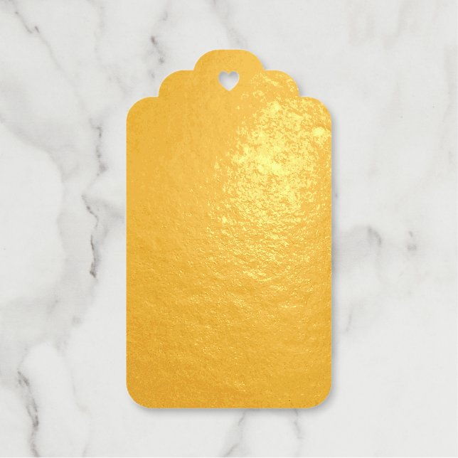 Etiqueta de regalo de Relieve metalizado (Anverso)