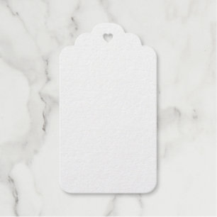 Etiqueta de regalo de Relieve metalizado